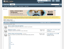 Tablet Screenshot of bmwcoding.com
